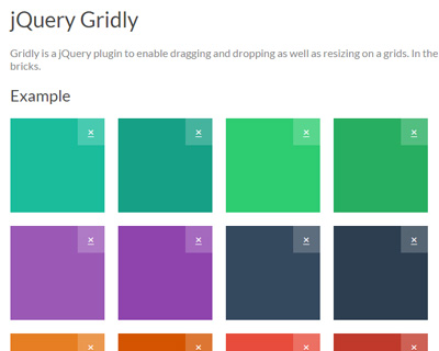 jQuery Gridly