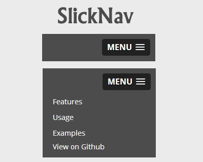 SlickNav – Responsive Mobile Menu Plugin
