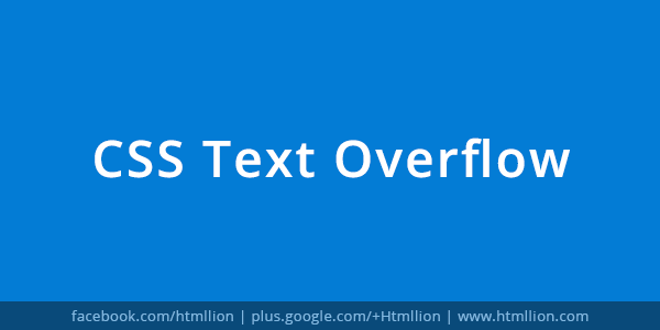 CSS Text Overflow - text overflow - text-overflow - HTML Lion