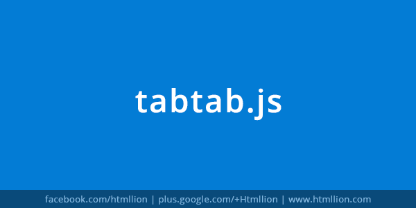 Tabtab Js jQuery Animated Tabs Plugin - HTML Lion